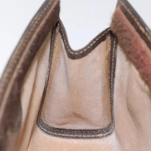 GUCCI GG Supreme Web Sherry Line Clutch Bag PVC Beige 41 014 2125 23 Auth - Picture 2 of 16